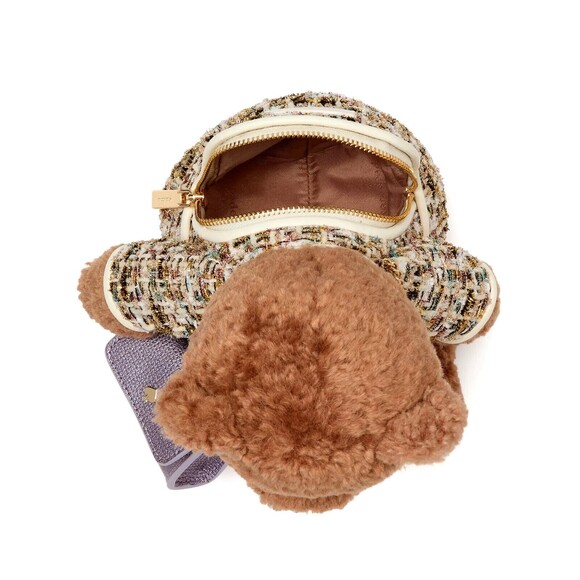 New Kate Spade Oh What Fun 3D Teddy Bear Crossbody Multi - Picture 5 of 6